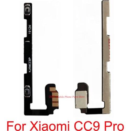 New Power Volume Flex Cable For Xiaomi Mi CC9 Pro CC9pro Micc9pro Power ON OFF Side Buttons Switch Flex Cable Repair Part