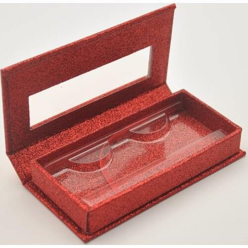 Wholesale false Eyelash Packaging Box Lash Boxes Packaging Custom Logo fake Mink eyelashes Strips square pink Empty Case Vendors