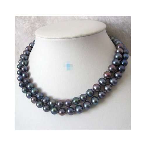32" 8-9mm Peacock Freshwater Pearl Necklace
