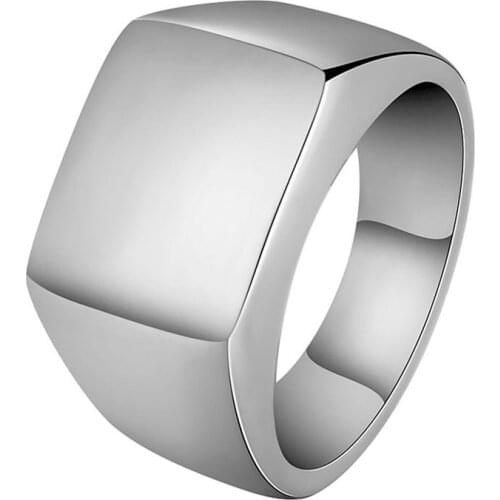 Retro Unisex Titanium Steel Ring for Men Women Fashion personality Light body Finger-Ring Gold Vintage Jewelry