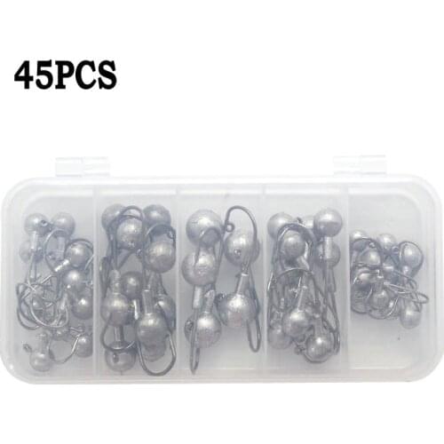 Jig Head Fishing Hooks with Drop Shot for Shad Perch Soft Lure Fishing Tools Special Barb Hooks Design Good Resistance To Rust