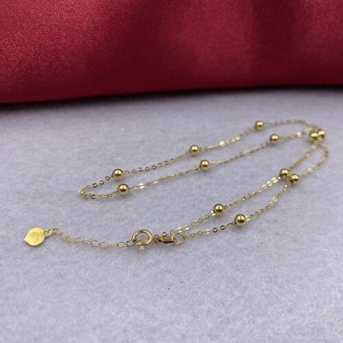 Sinya Classical 18k gold beads Star family design necklace choker for women ladies Mom girls best gift New arrival