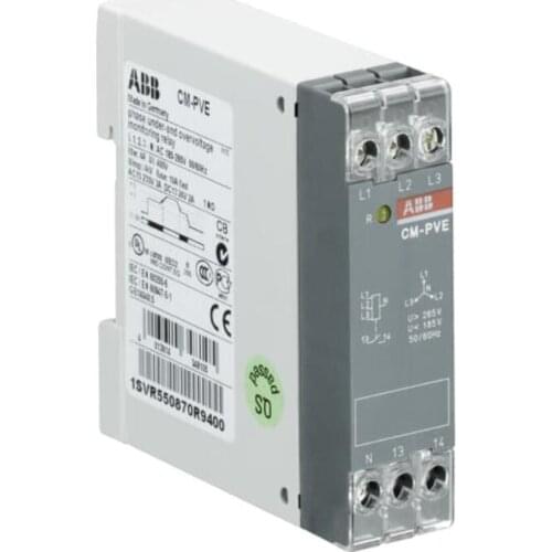 CM Three-phase monitoring relay CM-PVE 1no w/neutral mon 185-265VAC 10012581 185-265VAC