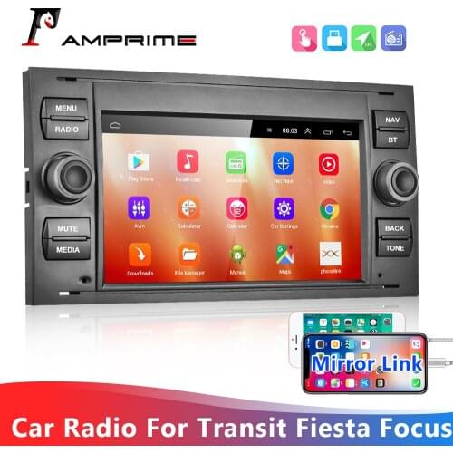 AMPrime 7'' Android Car Radio Multimedia Player 1+16G GPS For Transit Fiesta Focus Galaxy Mondeo Fusion Kuga C-Max S-Max Connect