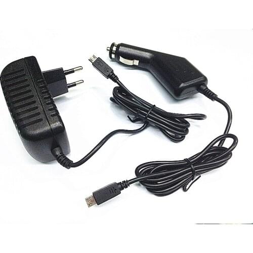 2A DC Car Charger +AC Wall Power Adapter For Verizon Ellipsis TM 7 4G LTE Tablet