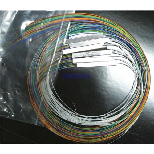 Free Shipping 10pcs/lot 1x4 Bare Fiber Optic PLC Splitter