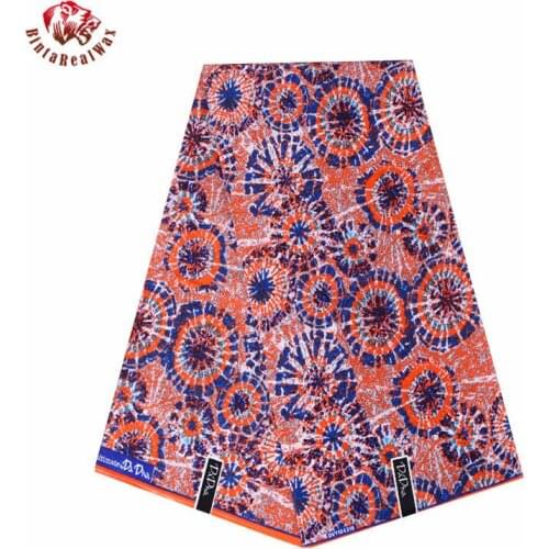 African Print Fabric new Bintarealwax Cotton Cheap-Fabrics for Dress Tissu Ankara Fabric African Wax Print Fabric PL470