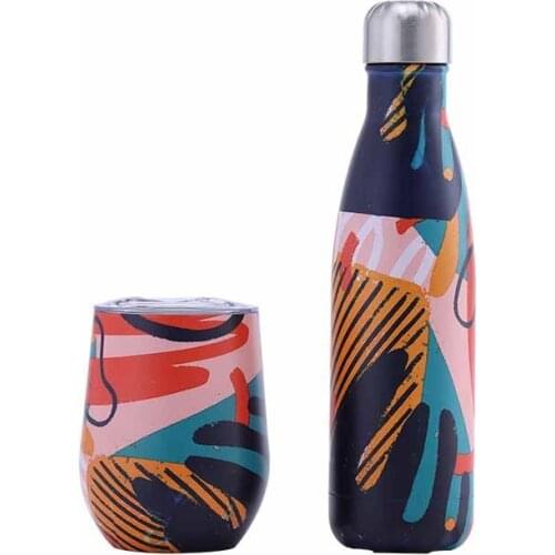 Waterbottle Eggshell Cup Coke Bottle Set Combination Vacuum Mug 304 Stainless Steel gym bottle steel waterbottle wholesale items