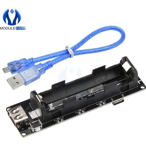 ESP32 ESP32S For Wemos 18650 Battery Charge Shield Module Board V3 Micro USB Port Type-A USB For Arduino Charge Cable