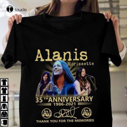 Alanis Morissette 35Th Anniversary 1986 2021 Thank You For The Memories T-Shirt, Alanis Morissette T-Shirt