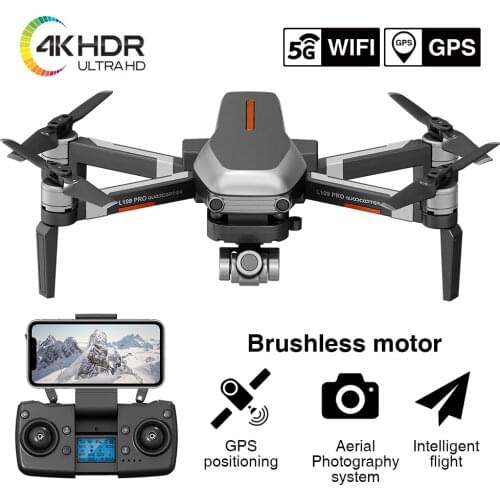 L109 Pro Drone 4K Wifi Professional GPS 5G Quadcopter with Camera HD FPV 2-Axis Gimbal Brushless Motor 1.2KM RC Dron