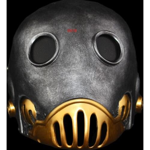 Halloween The Clockwork Man Horror Masks Hellboy Movie Masquerade Kroenen Full Face Helmet Resin Mask Adult Size Cosplay Prop