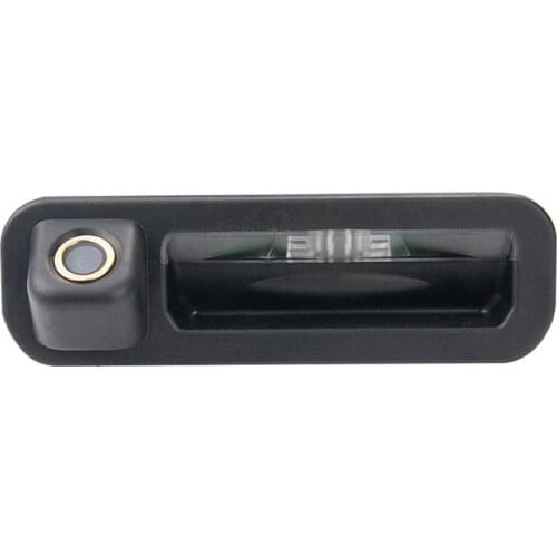 Misayaee Golden CCD HD Auto Trunk Handle Car Rear View Camera Reverse Parking Night Vision for Ford Focus 2/3 MK3 ST SE Wagon