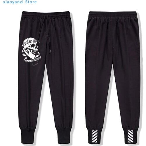 2020 cool skull print men Sportswear casual Joggers Workout Trousers men pants unisex male Casual Sweatpants