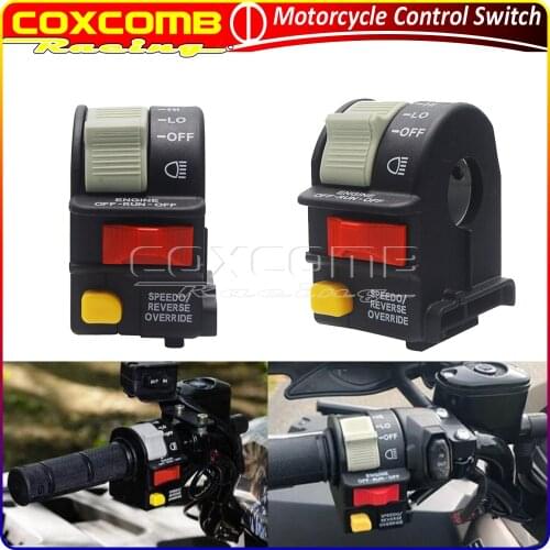 Motorcycle Handlebar Control Switches ON OFF Button Hi/Lo Light Kill Stop Switch For 2002-2005 Polaris Sportsman Magnum 400 500