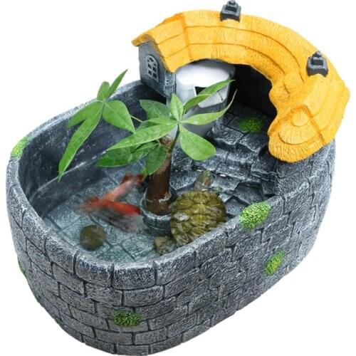 Special tank turtle villa house luxury with sun terrace creative small original ecological turtle box family living room