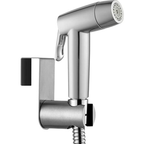 2 Function Handheld Toilet Shower Head Bidet Sprayer Bidet Shower Hygienic Shower Toilet Bidet with Brass T-Valve for Bathroom