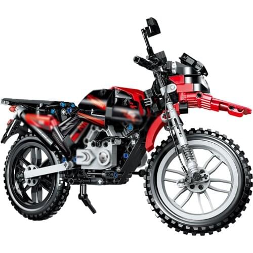 City Science And Technic Series Educational Building Blocks Toys For Boys 6Years DIY Birthday Present QL0440 Motorcycle Models