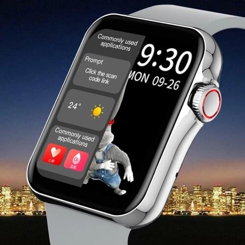 D06 Big Inch Full Touch HD Screen Smart Watch Sport Tracker Support Bluetooth Calling Heart Rate BP ECG With BT Music Playback