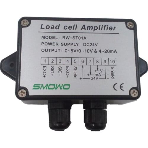 Strain Gauge Amplifier V2.2 version SMOWO 0-10V 0-10V 0-5V 4-20mA 4-12-20mA