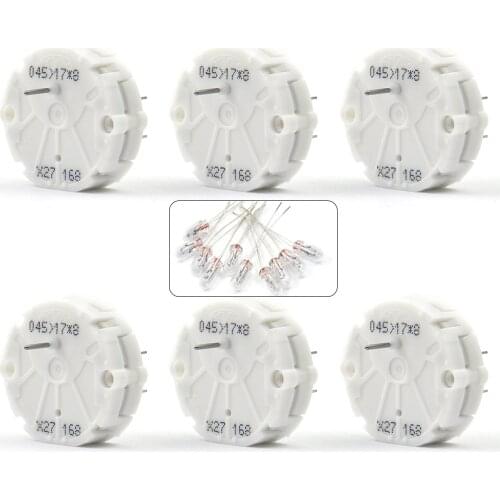X27 168 (6PCS) +10pcs bulbs Stepper Motor For Speedometer Gauge Repair Kit Cluster X27.168