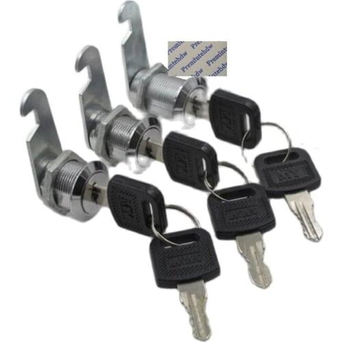 15Pcs/Lot 16mm 20mm 25mm Disc Tumbler Cam Lock File Cabinets Drawer Toolboxes Mailbox Gym Locker Master Key Masterkey