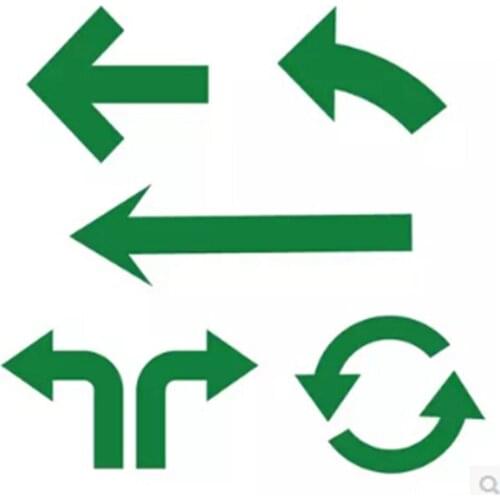 20 PCS a lot welcome mix order Store office building landmark direction floor sign sticker advertising poster wall sticker