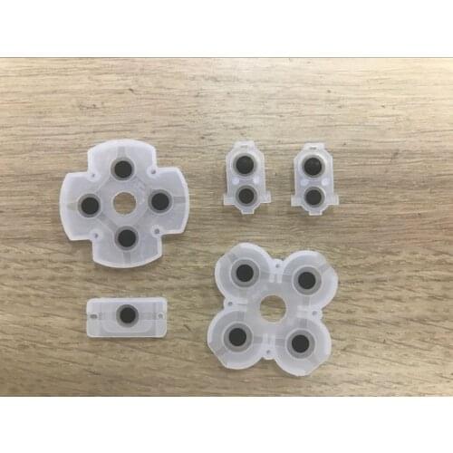 200pcs/lot OEM for ps4 3.0 4.0 030 040 game pad controller button conductive rubber set