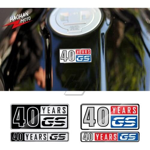 For BMW Motorrad R1200GS R1250GS 3D Motorcycle 40 Years GS Sticker Decal