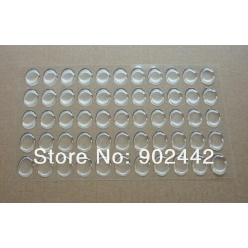Free Shipping: Wholesale 2000 pcs/lot 12*15.95 mm Oval Shape Custom Epoxy Stiker Clear For Jewelry Decoration