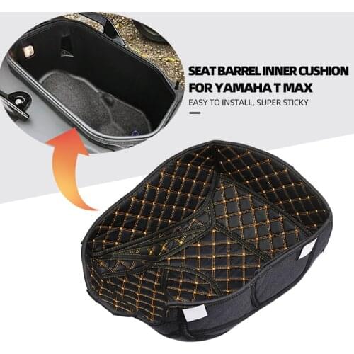For Yamaha TMAX530 TMAX 530 2013-2016 Motorcycle Seat Cover Bucket Pad Storage Box Leather Rear Trunk Cargo Liner Protector