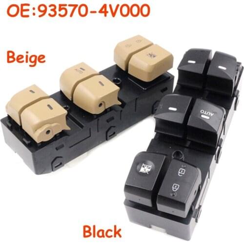 Black or Beige Color 93570-4V000 935704V000 For Hyundai 12-16 Elantra Lang Move Car Driver Side Front Window Control Switch