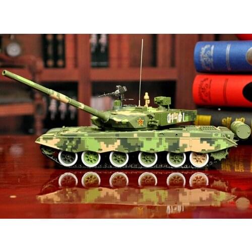 COOL--30CM long Military war enthusiast fans # 1:30 China army modern Simulated 3D T99 battle tank chariot alloy Model statue