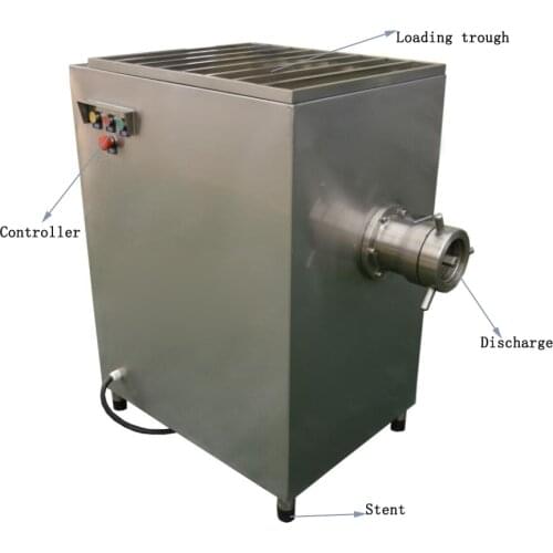 500kg/Hour Commercial Frozen Fresh Meat Mincer Electric Mixer Bowl Beef Pork Grinder Cutter Machine