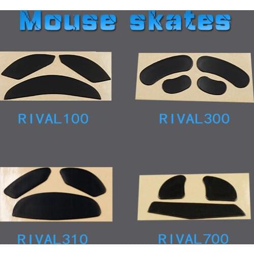 Mouse Skates for Steelseries Rival 3 700 710 600 650 500 310 300 300S 110 100 106 95 rescuers OPTICAL 0.6MM Gaming Replace foot