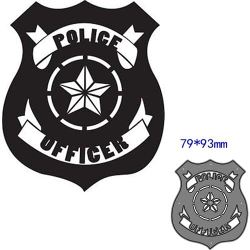 Metal cutting dies cut die mold Policemen decoration Scrapbook paper craft knife mould blade punch stencils dies