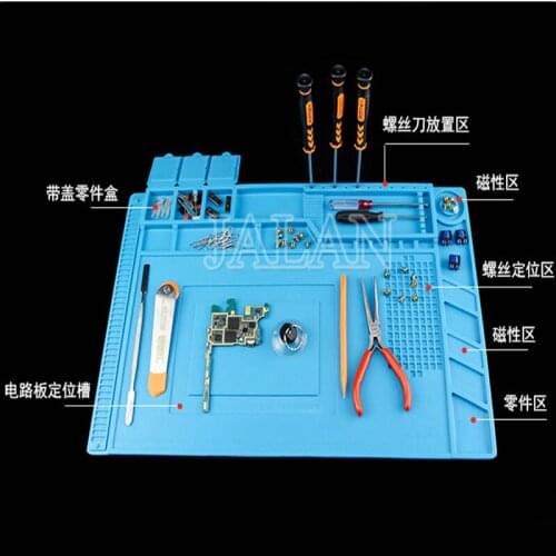 Mobile phone BGA soldering repair work platform S-110 S-120 S-130 S-140 S-150 S-160 S-170 S-180 Heat Insulation Silicone Pad