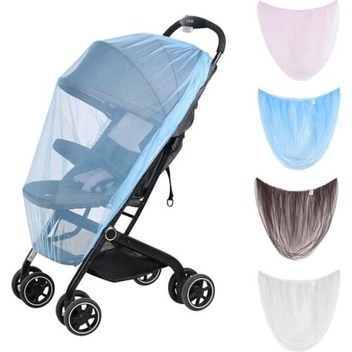 Summer Mosquito Net Baby Stroller Stroller Mosquito Insect Shield Net Safe Infants Protection Mesh Pram Accessories 150cm