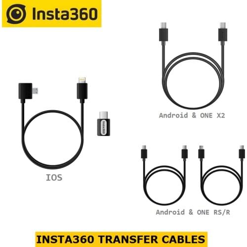 Insta360 ONE X2 USB Type-C Transfer Cable for Android For Insta 360 ONE X2 Sport Camera Original Accessories