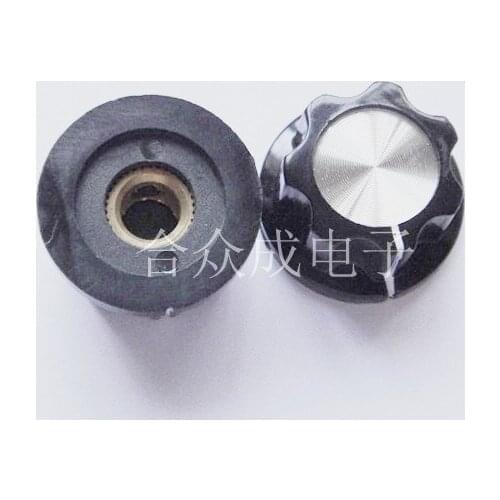 Potentiometer knob Electric bakelite knob A01 A02 A03 aperture 6mm 6.4mm knob switch