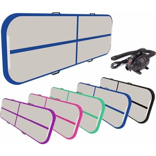 Air Trak 3x1x0.2m Air Track Gymnastics Inflatable Floor Mats for Home Use Training with Pump Free Shipping