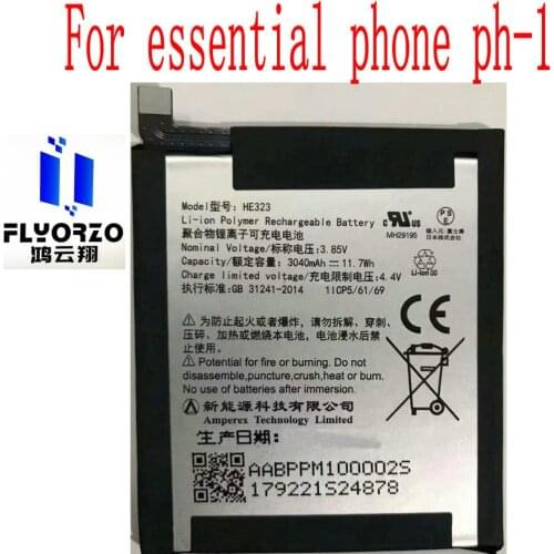 High Quality 3040mAh HE323 Battery For essential phone ph-1 Mobile Phone