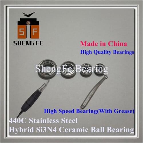 Lot(4Pcs): Hybrid Si3N4 Ceramic Bearing(1480ZZ+1260ZZ+940ZZ+830ZZ) for Saeshin Grinding Machine(Strong102/102L/105L) of Korea P4