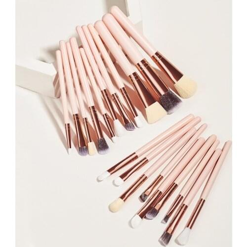 20pcs Professional Makeup Brushes Set Soft Cosmetic Powder Eyeshadow Foundation Eyebrow Blush Blending Brush Beauty Make Up Kit