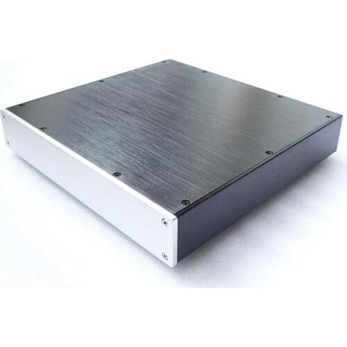320 * 55 * 246mm All Aluminum 3205 Short Version Chassis Power Amplifier Pre-stage Decoding Amp Chassis Diy Amp Box