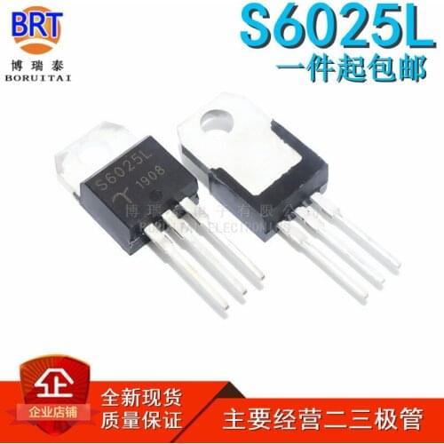 5pcs/lot S6025L TO-220 S6025 25A 600V TO220