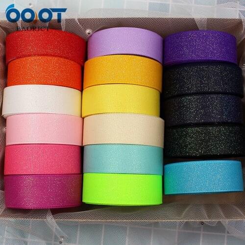 7/8"(22MM ) 10Yards Solid Color Flash Printed Grosgrain Ribbons,Bow Cap Wedding Party Gift Wrap DIY Decorations L-201105-1279