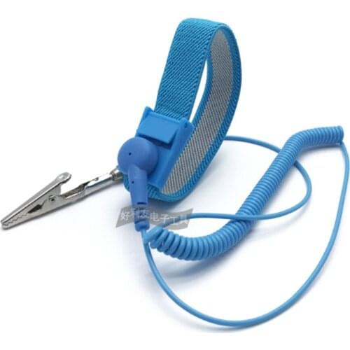 Free shipping POSH esd adjustable wrist strap NEW Anti Static Antistatic ESD Adjustable Wrist Strap Band Grounding Clip