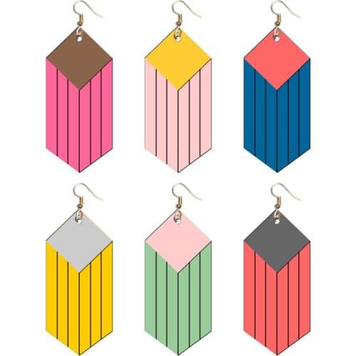 New Earring Wooden Die Scrapbooking C427-6 Cutting Dies Multiple Sizes Compatible With Most Die Cutting Machines