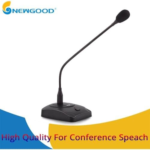 Flexible Stand Mini Studio Speech Microphone 3.5mm Plug Gooseneck Mic Wired Microphone 3.5mm for Computer PC Desktop Conference